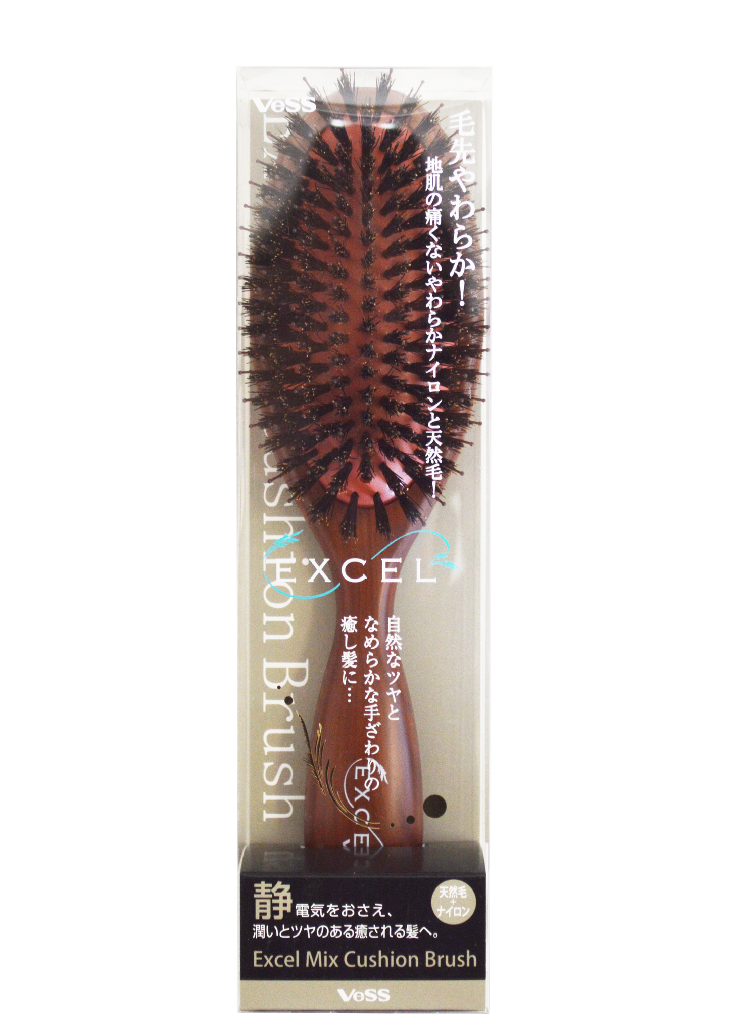 ベス Excel Mix Cushion Brush ミックスクッションブラシ