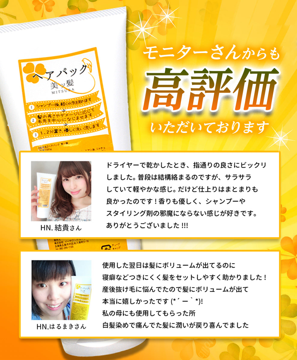 Raffiシャンプー300mL&美ツ髪ヘアパック