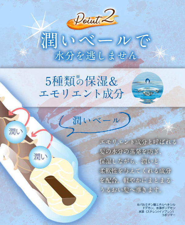 シャンプー&トリートメント各300ml+洗い流さないトリートメント(オイル)