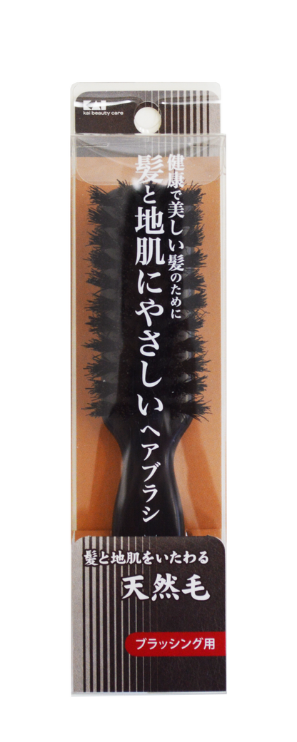 天然毛ブラッシングブラシ KNH2624