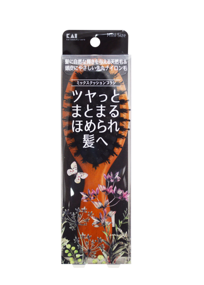 貝印　ミニミックスクッションブラシ