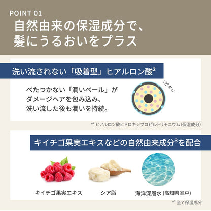シャンプー&トリートメント各1000ml+洗い流さないアウトバストリートメント(クリーム)